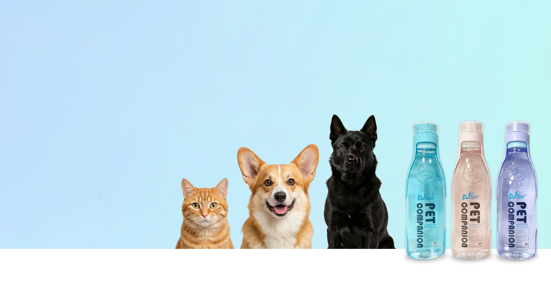 Professional pet drinking water and beverage manufacturing facility